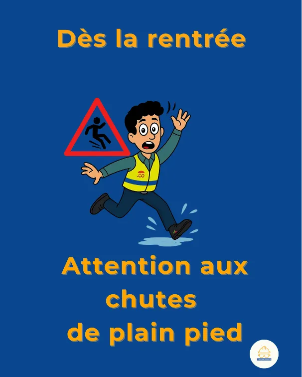 Attention aux chutes de plain pied